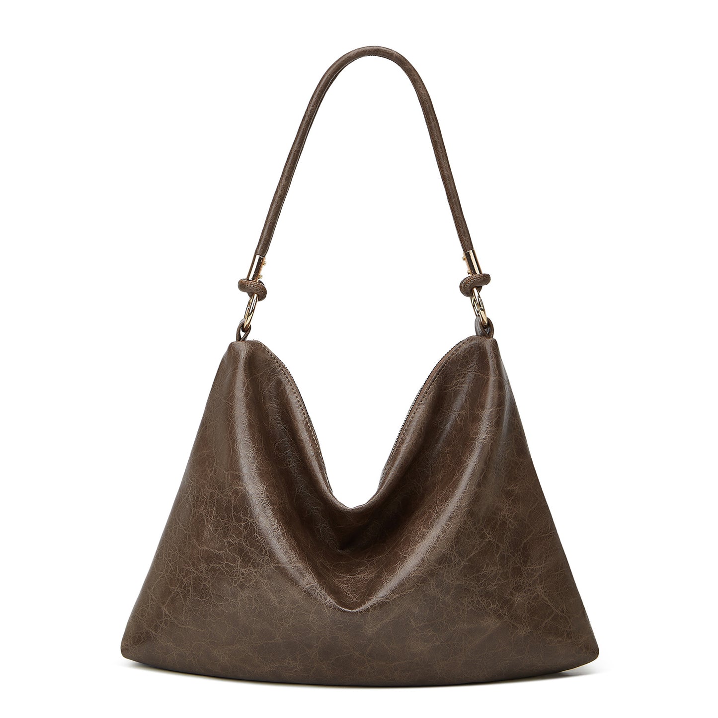 Damen Tasche Handtasche Große Kapazität Weiches Leder Vintage Einkaufstasche