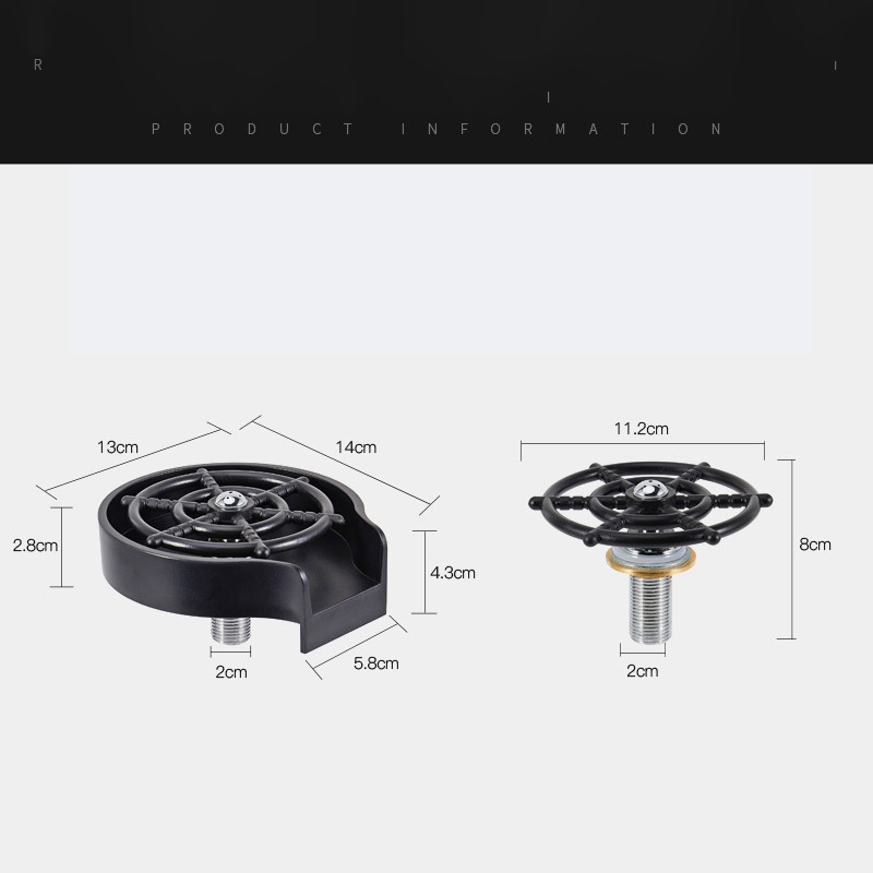Bar Counter Cup Washer Sink Tool