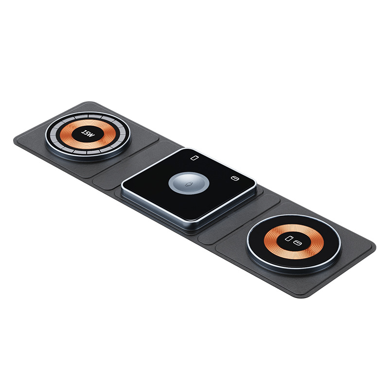 3-in-1 Magnetic Folding Wireless Charger Station