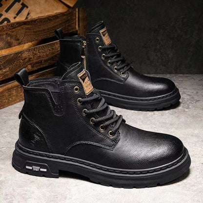Retro Britischen Stil Arbeits Stiefeletten Männlich