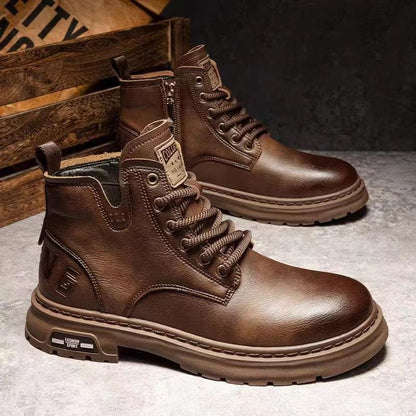 Retro Britischen Stil Arbeits Stiefeletten Männlich