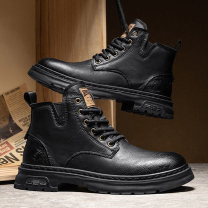 Retro Britischen Stil Arbeits Stiefeletten Männlich