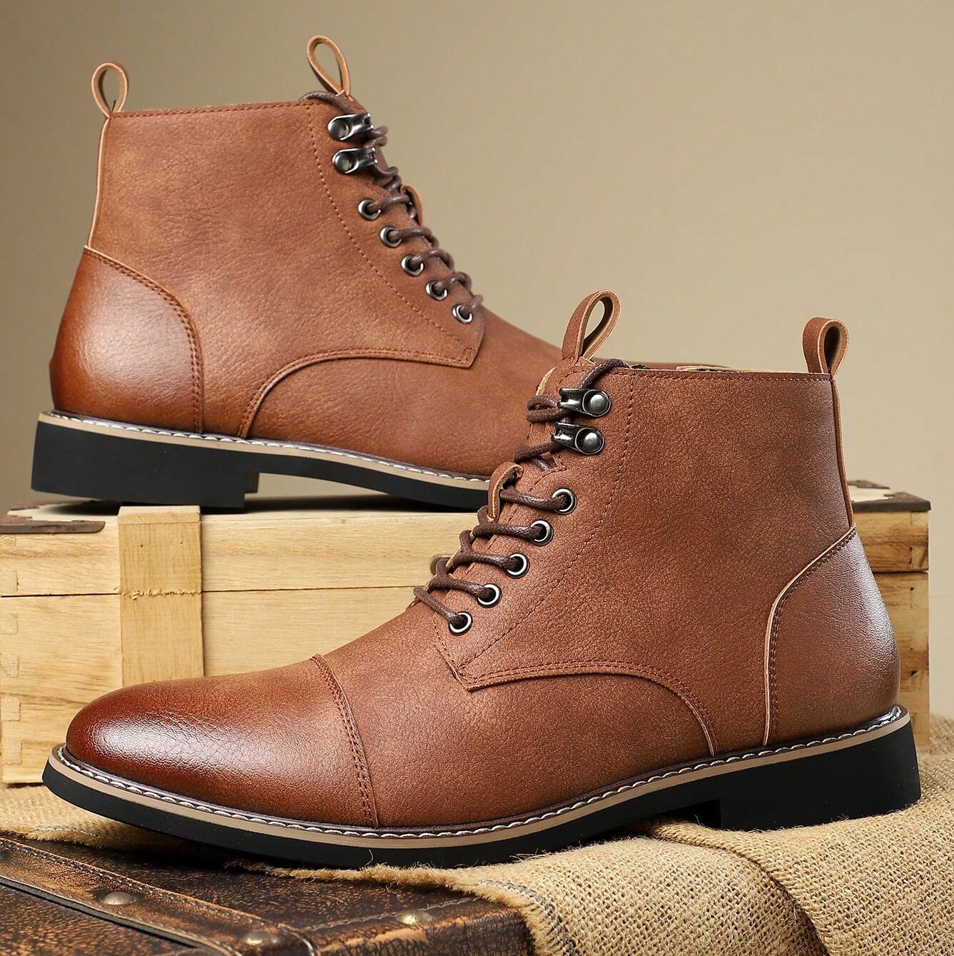 Mode Business Casual Herren Martin Stiefel