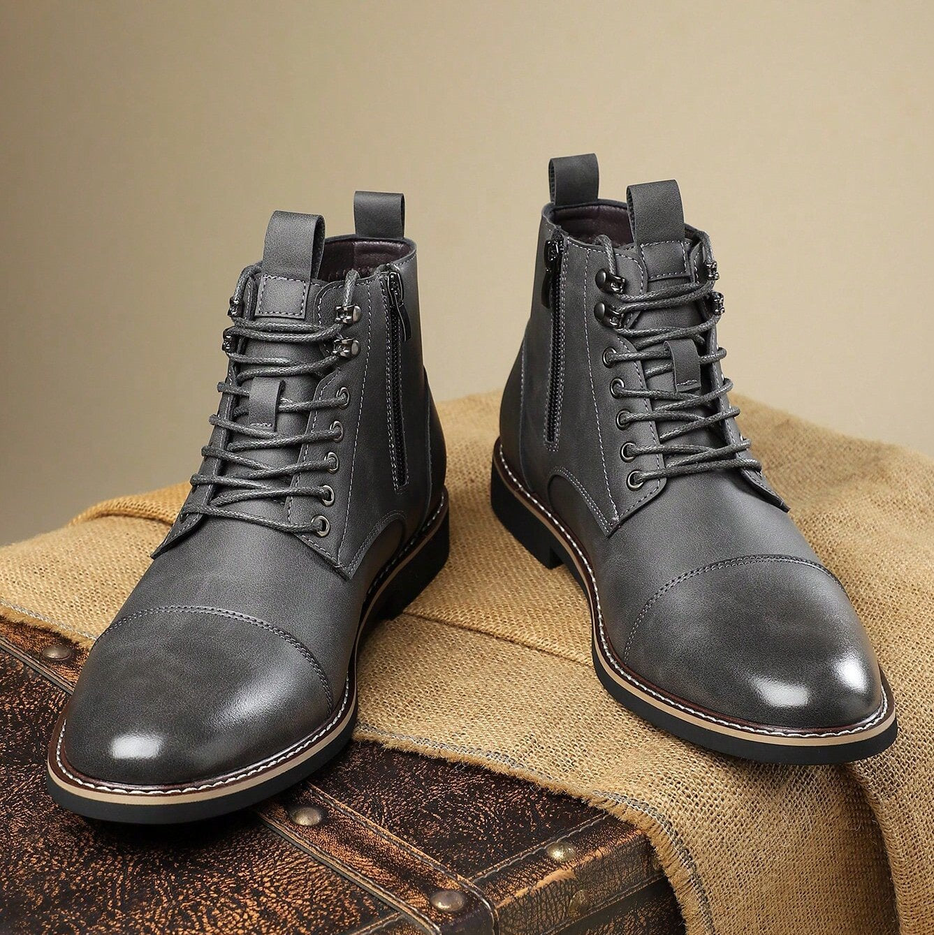 Mode Business Casual Herren Martin Stiefel