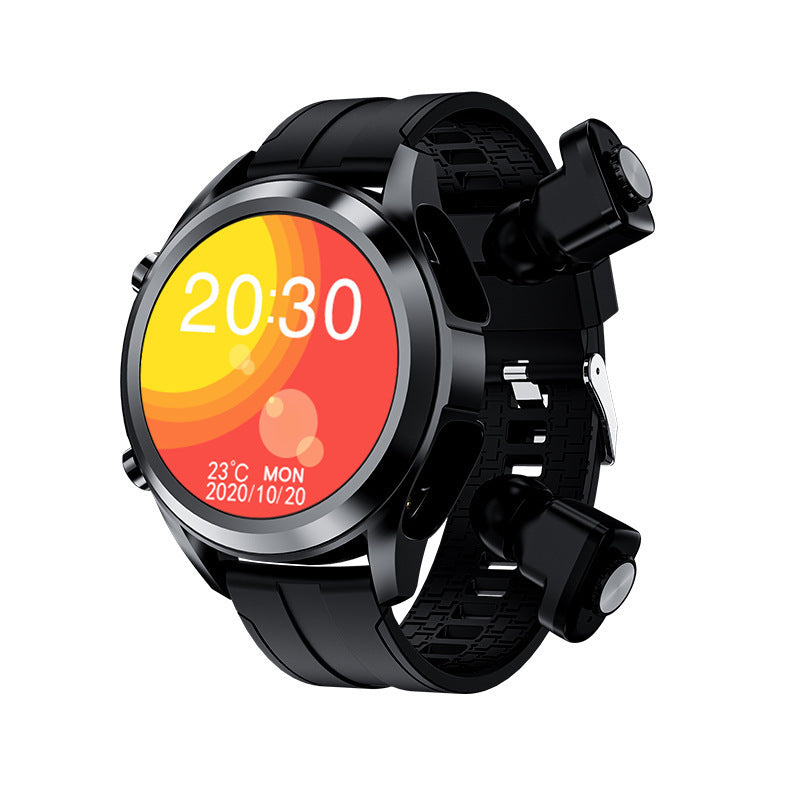 Herren Bluetooth Headset Combo Herzfrequenz Blutdruck Sport Technologie Smart Watch
